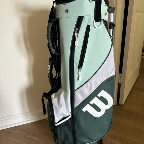 Wilson Green and White Golf Bag - Picture 4 of 6
